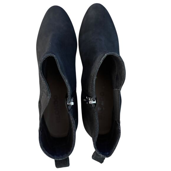 NWOT Blondo Verena Side Zip Black Waterproof Suede Booties – Sz 8.5M - Picture 7 of 10